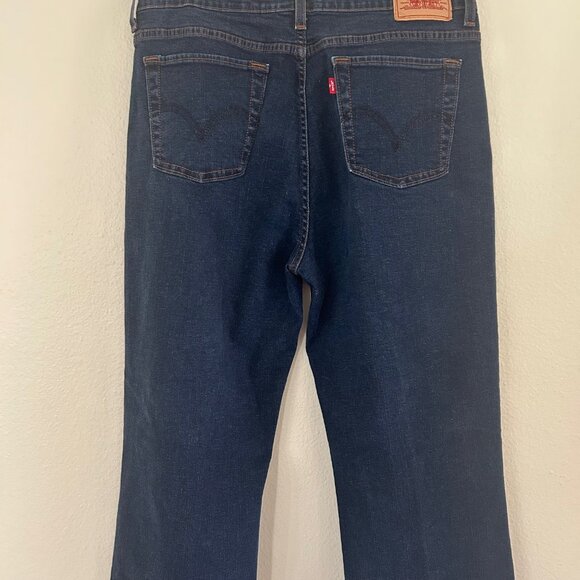 Levi’s 512 Women’s Jeans 16M Bootcut Dark Wash Perfectly Slimming Stretch Denim - Picture 2 of 10